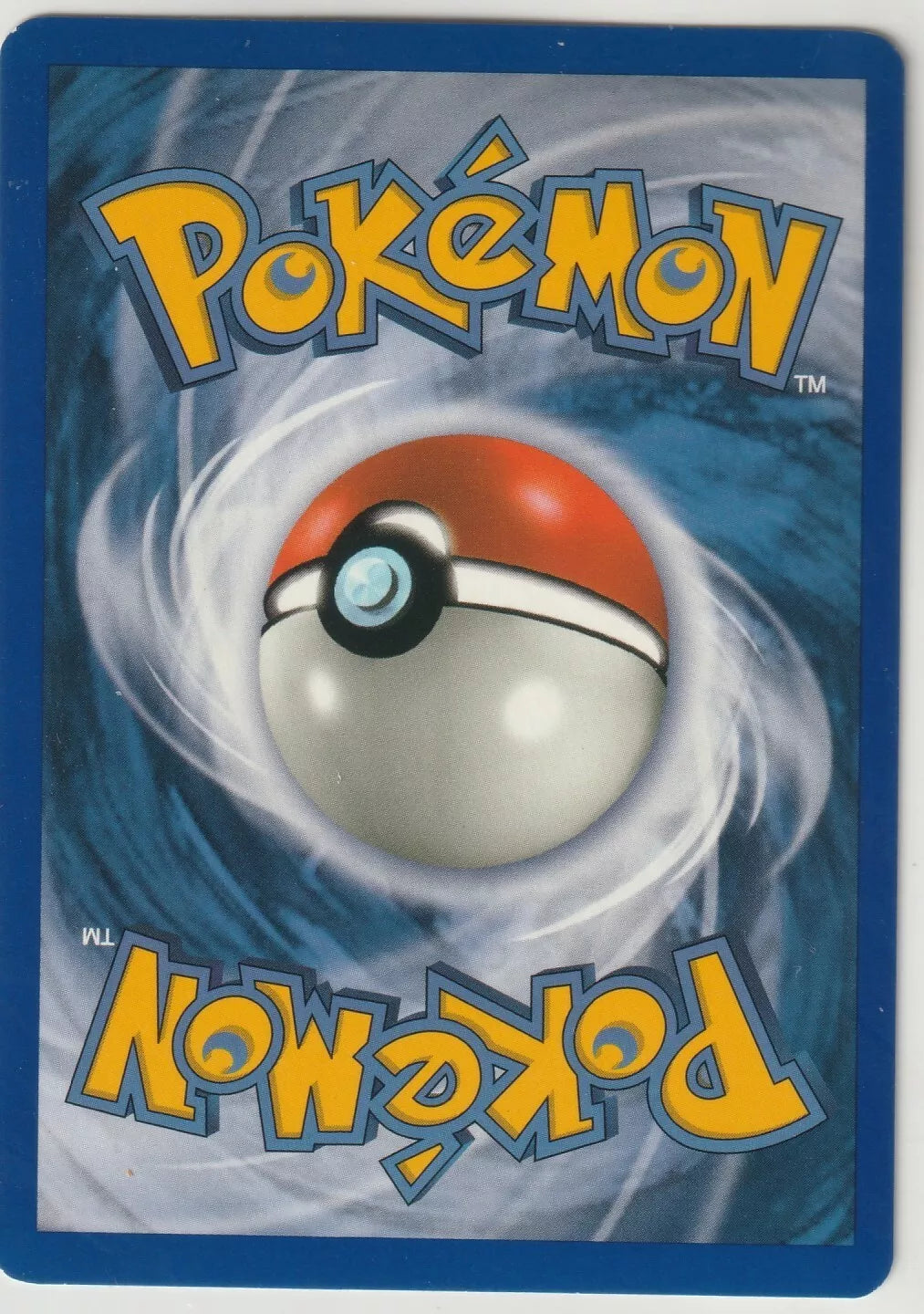 Standard back of a Pokémon card with the iconic Pokéball design.