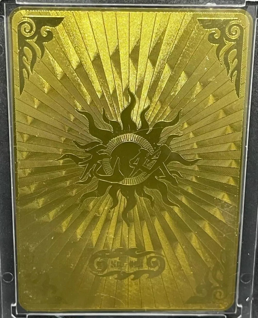 Gold Metal Mixed Anime Card Naruto Uzumaki SR-008 3 Star Super Rare