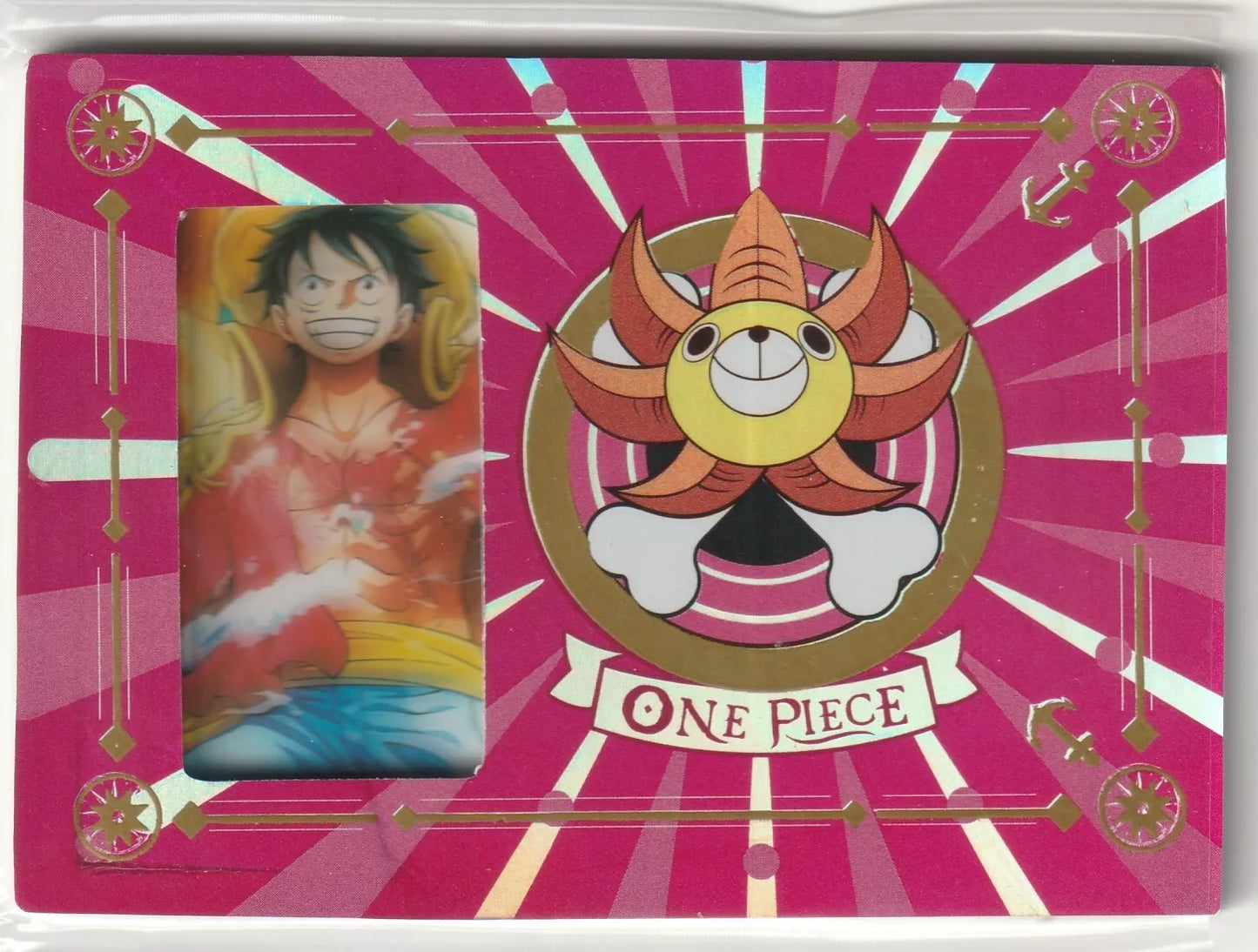 One Piece Anime Card No.1 SHR-005 Large Film Cell Crystal Foil Monkey D Luffy