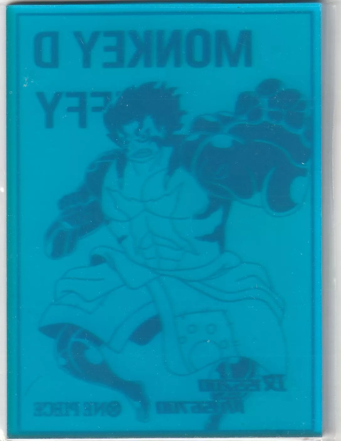 One Piece Anime Card See Through Acrylic Monkey D Luffy Boundman Straw Hat