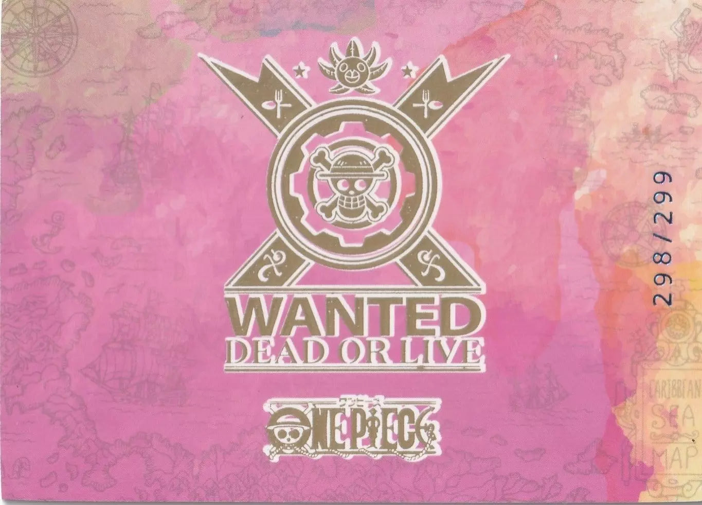 One Piece OP-VR-S010 Miss Valentine Rare Serial 298/299 Strawhat Waifu