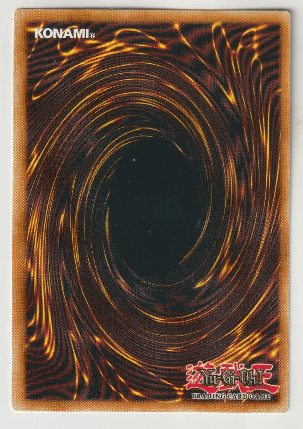 Yu-Gi-Oh! card back of Cosmic Fortress Gol'gar in near-mint condition.