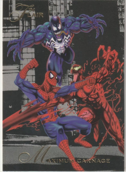 1994 Flair Marvel Inaugural Edition #104 Maximum Carnage Pack Fresh VIntage