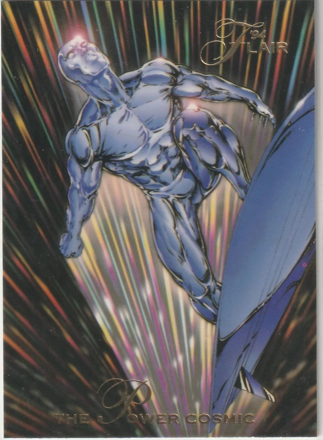 1994 Flair Marvel Inaugural Edition #21 The Power Cosmic Silver Surfer PackFresh