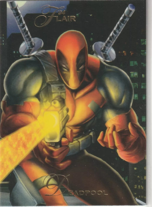 1994 Flair Marvel Inaugural Edition #78 Deadpool Strikes Pack Fresh VIntage