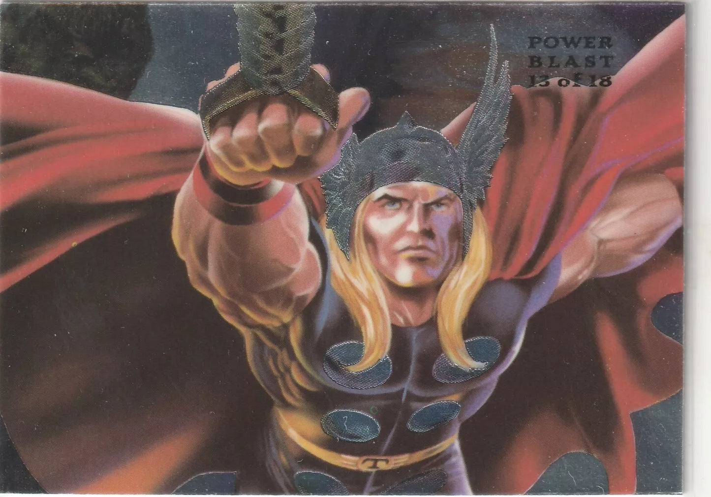 1994 Flair Marvel Inaugural Power Blaster Insert 13 of 18 Thor Pack Fresh