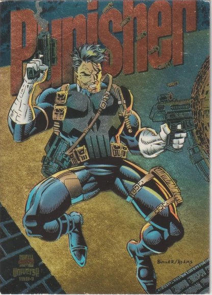 1994 Fleer Marvel Universe Power Blast 2 of 9 Punisher Limited Edition Rare