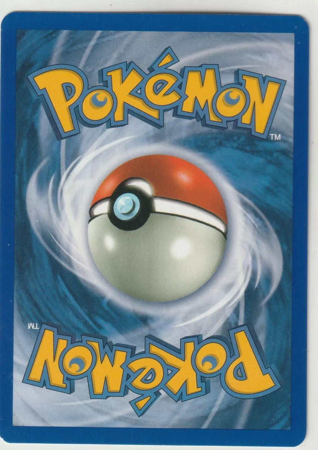 2003 Pokémon EX Ruby & Sapphire Reverse Foil Nosepass card back featuring the classic Pokémon logo and Poké Ball design