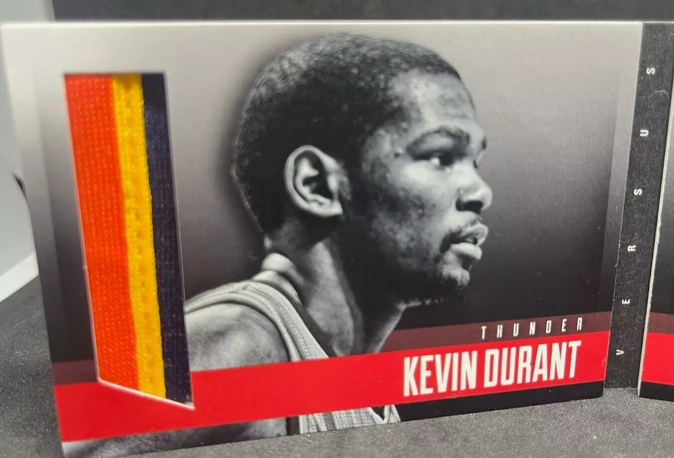 2013-14 Panini Preferred Basketball Dual Patch Lebron James Vs Kevin Durant /25 Game Worn