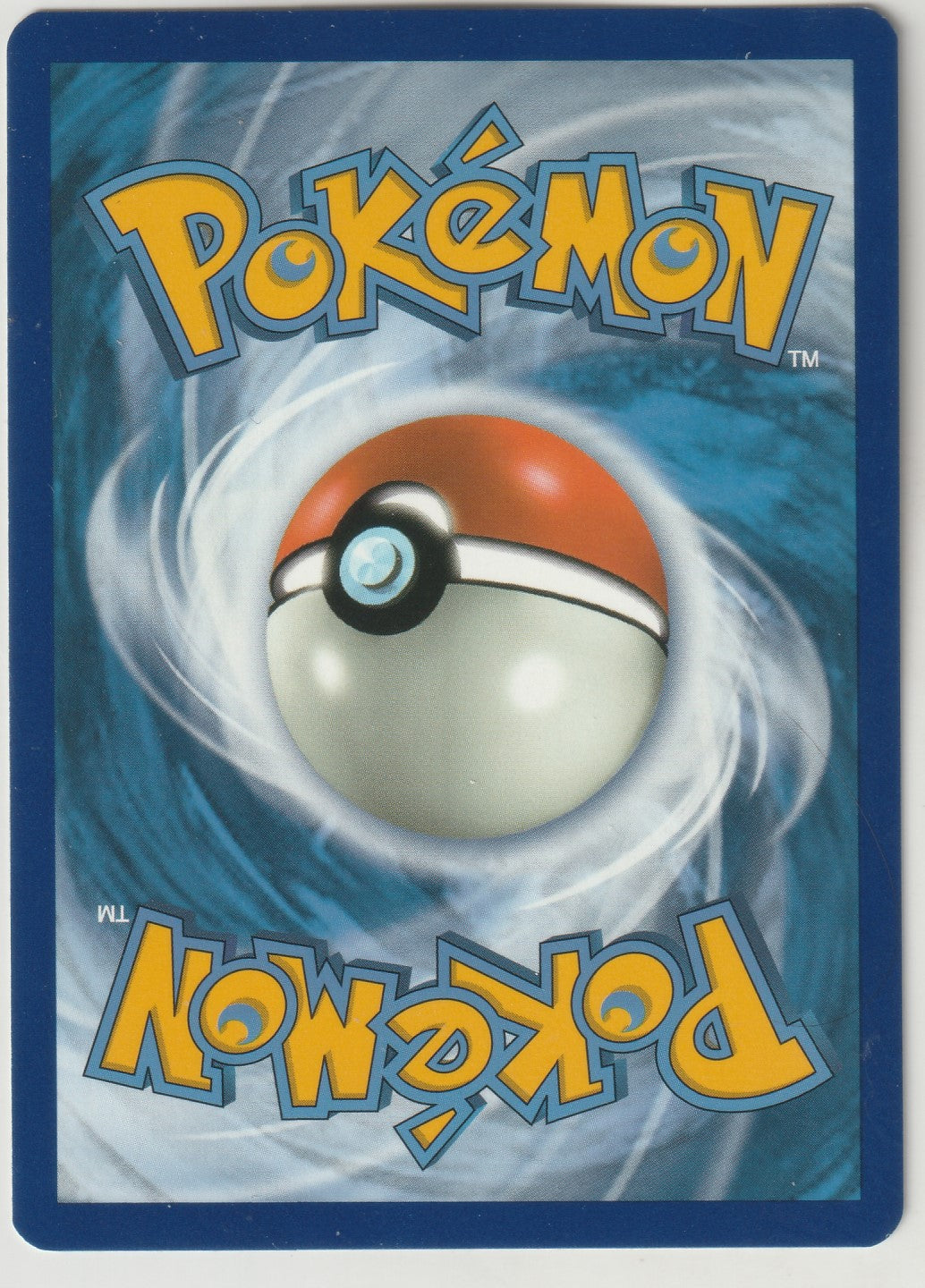 Standard Pokémon card back with a Poké Ball and the "Pokémon" logo.