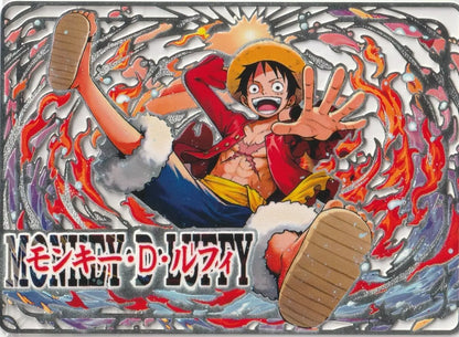 One Piece 26th Anniversary No.1-01 Metal Diecut Monkey D Luffy Case Hit Strawhat