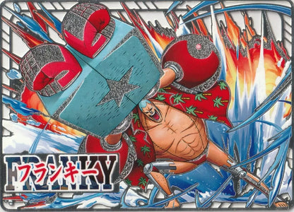 One Piece 26th Anniversary No.1-06 Metal Diecut Franky Case Hit Strawhat