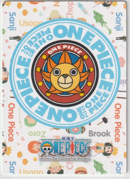 One Piece 26th Anniversary No.1 QR-02 Roronoa Zoro King of Hell Chibi Card