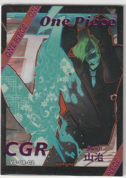 One Piece Anime Card - CGR VS-GR-02 Sanji Vinsmoke Thick Stock Unique Art