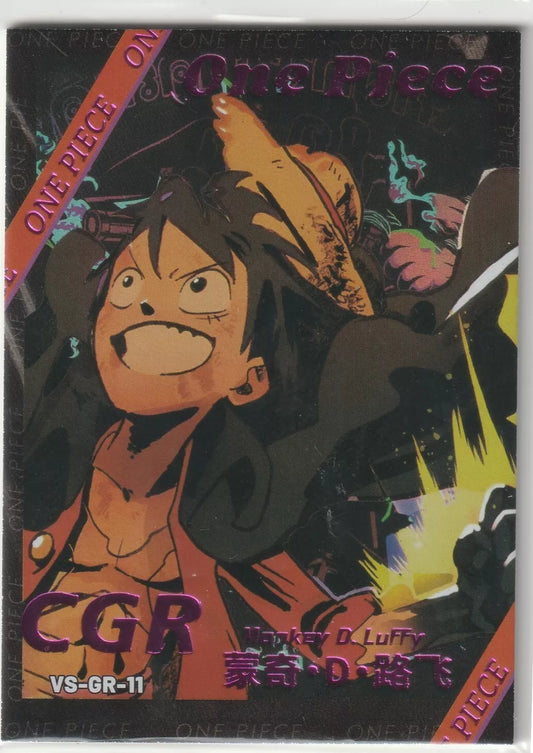 One Piece Anime Card - CGR VS-GR-11 Monkey D Luffy Thick Stock Unique Art