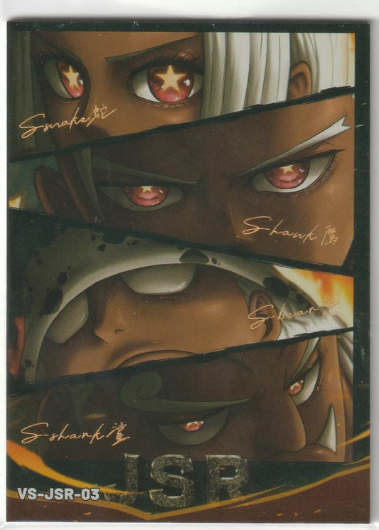 One Piece Anime Card - CGR VS-JSR-03 Pacifista S-Snake S-Hawk S-Bear S-Shark