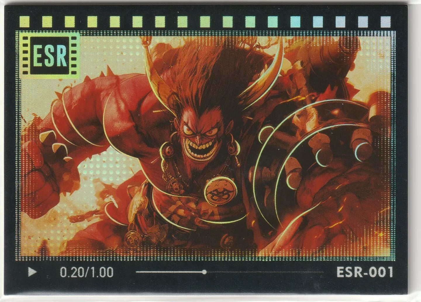 One Piece Anime Card - ESR-001 Kaidou Movie Reel Style Rare