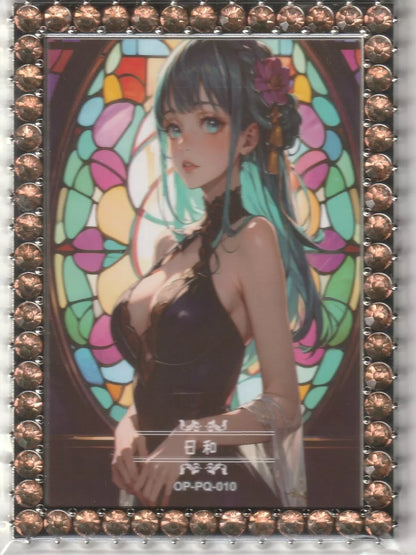 One Piece Anime Card - PQ-010 Gem Frame Oil Painting Kozuki Hiyori 036/088