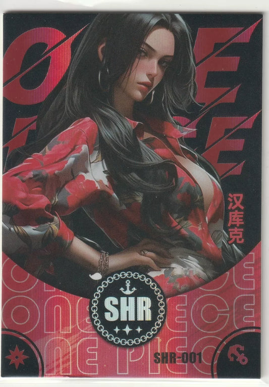 One Piece Anime Card - SHR-001 Boa Hancock 3D Style Art Amazing Foil