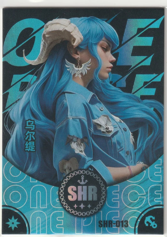 One Piece Anime Card - SHR-013 Ulti 3D Style Art Amazing Foil