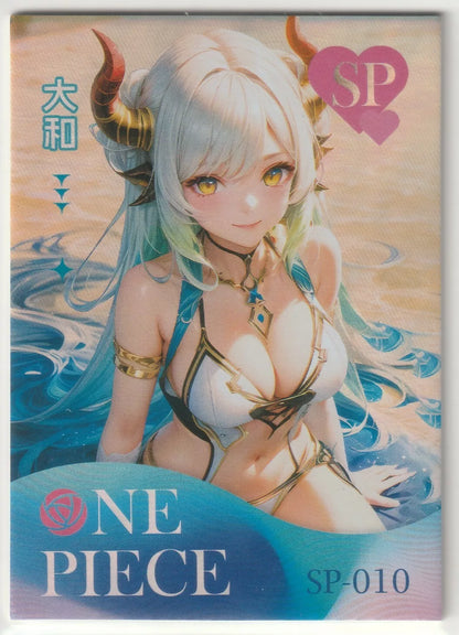 One Piece Anime Card - SP-010 Yamato Swimsuit Sexy Waifu At the beach