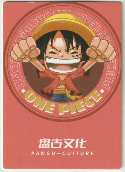 One Piece Anime Card AH-001 Super Close Up Portrait Monkey D Luffy Straw Hat