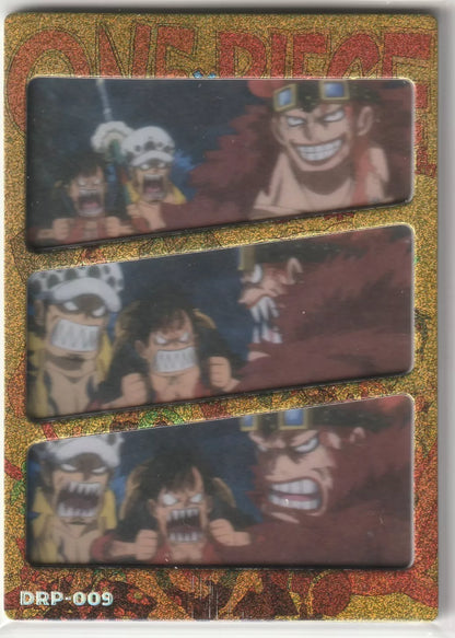 One Piece Anime Card DRP-009 Worst Generation Kid Trafalgar Law Monkey D Luffy