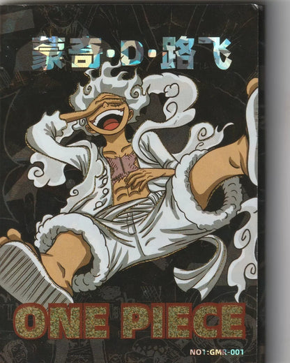 One Piece Anime Card No.1 GMR-005 Crystal Trifold Book Luffy Metal Devil Fruit