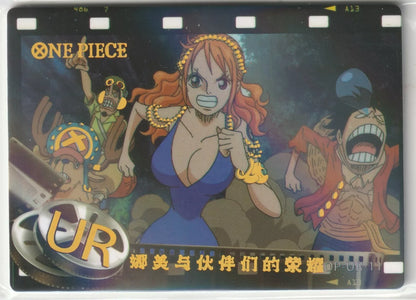 One Piece Anime Card OP-UR-11 Rare Foil Film Scene Nami Luffy Chopper Usopp