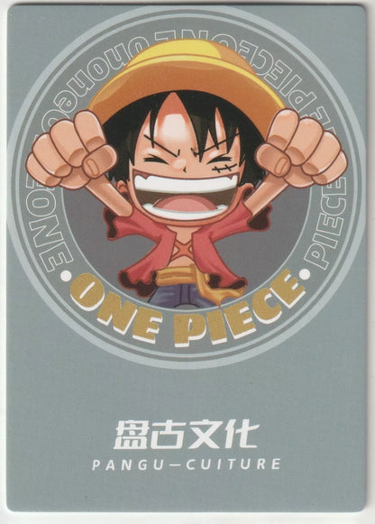 One Piece Anime Card SM-023 Sketch Art with Foil Monkey D Luffy Snakeman