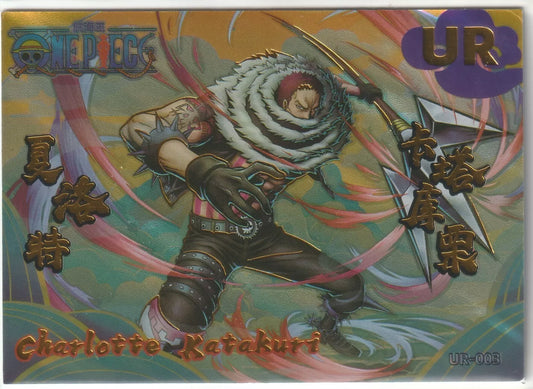 One Piece Anime Card  UR-003 Amazing Foil Charlotte Katakuri Big Mom Pirates