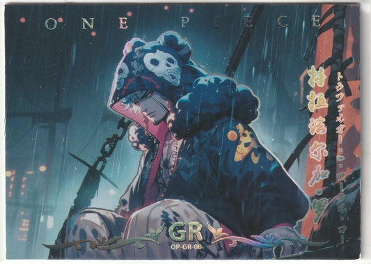 One Piece Rhapsody 2 Anime Card OP-GR-08 Matte w Foil Trafalgar D Water Law