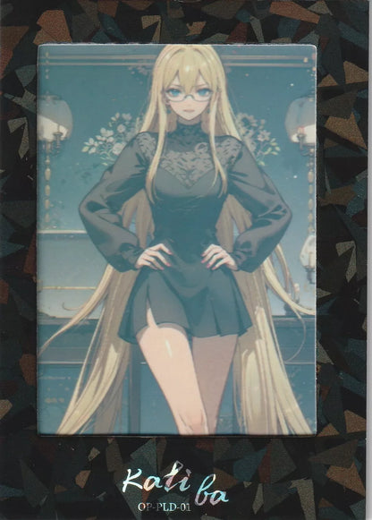 One Piece Rhapsody OP-PLD-01 Kalifa Portrait Window Card Glasses Waifu Gorgeous