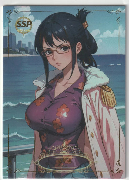 One Piece SSP-012 Super Short Print Waifu Set Tashigi Marines Glasses Waifu