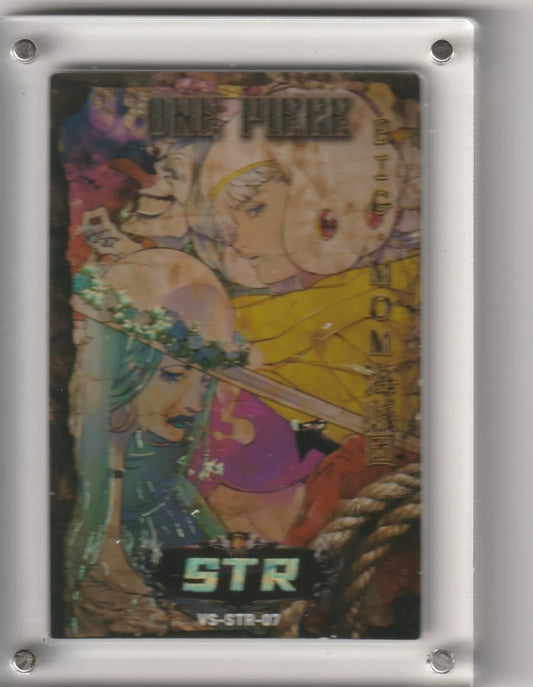 One Piece VS-STR-07 Slabbed Mini Card Featuring Big Momma Pirates Charlotte /500