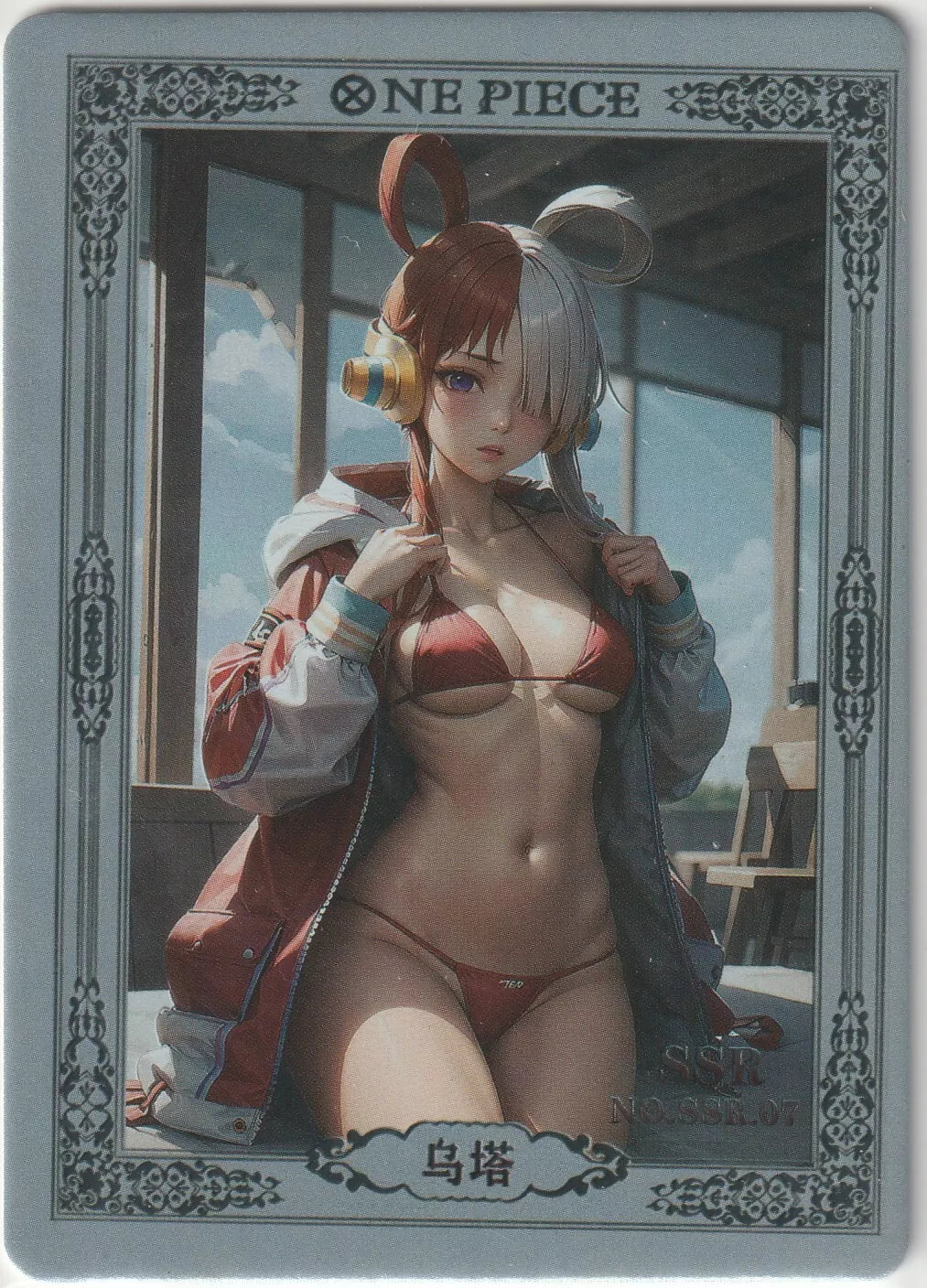 One Piece Waifu Collection - SSR-07 SSR Uta Sexy Waifu Card Super Rare