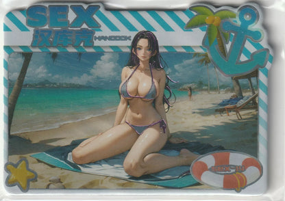 One Piece Waifu Collection SEX-14 Boa Hancock Bikini at the Beach 043/388