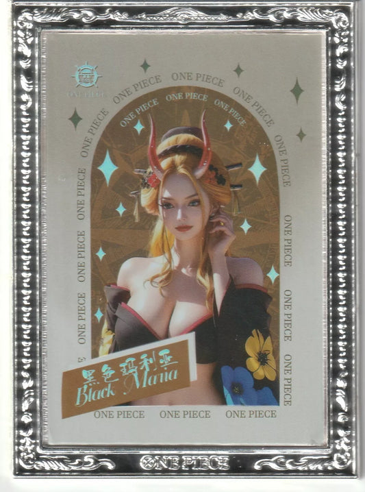 One Piece Waifu Collection Silver Frame Window Black Maria Waifu 021/100