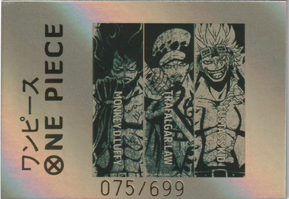 One Piece Zr-008 Landscape Eustass Captain Kid Holofoil Card /699