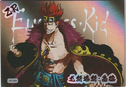 One Piece Zr-008 Landscape Eustass Captain Kid Holofoil Card /699