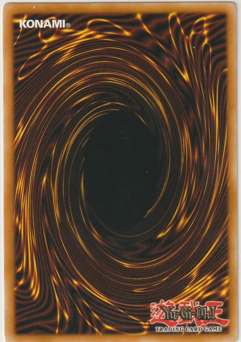 Yu-Gi-Oh! standard card back with spiral design